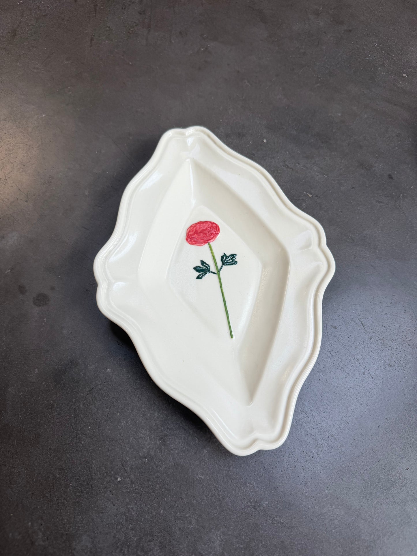 Cute floral plate