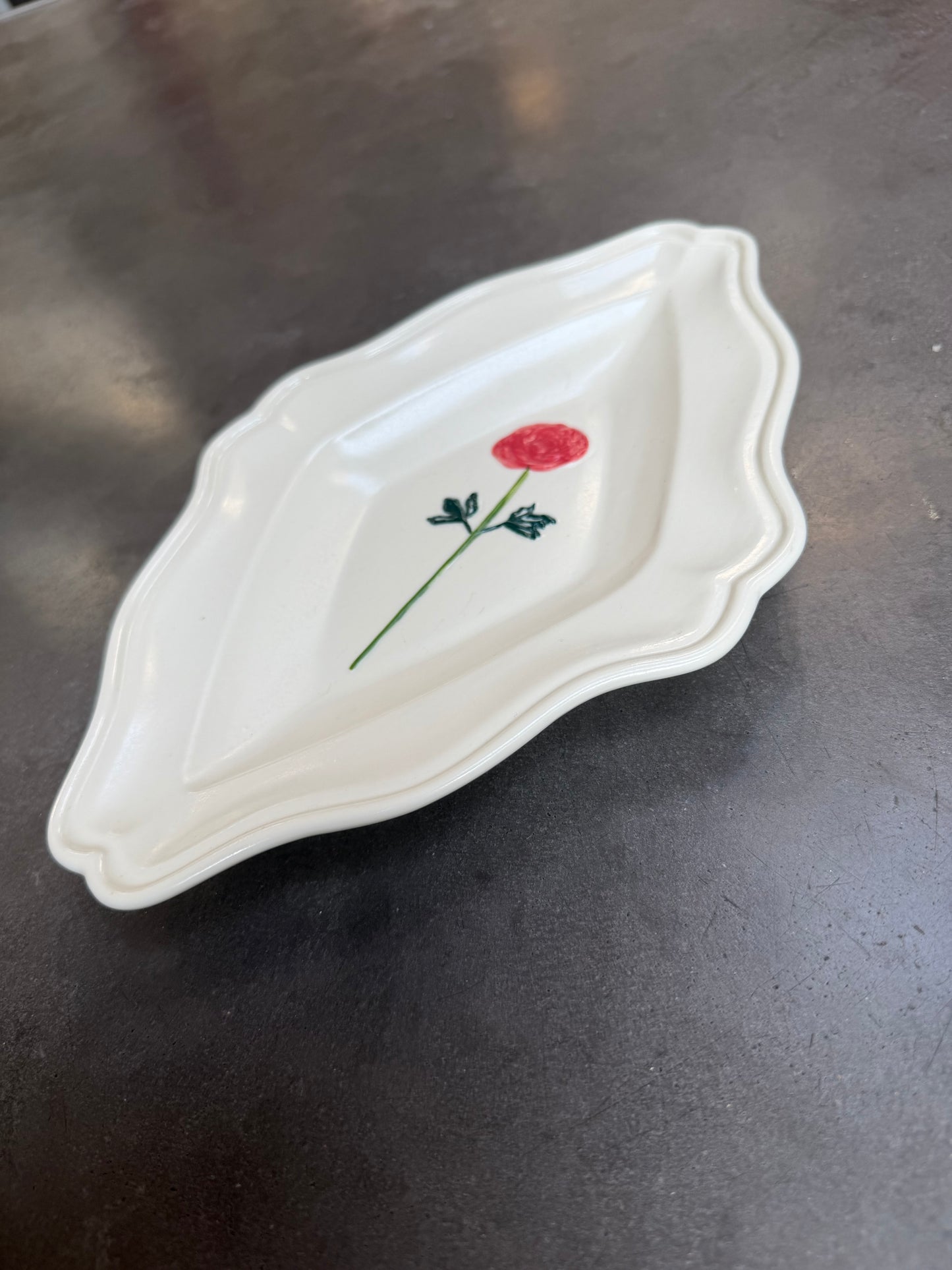Cute floral plate