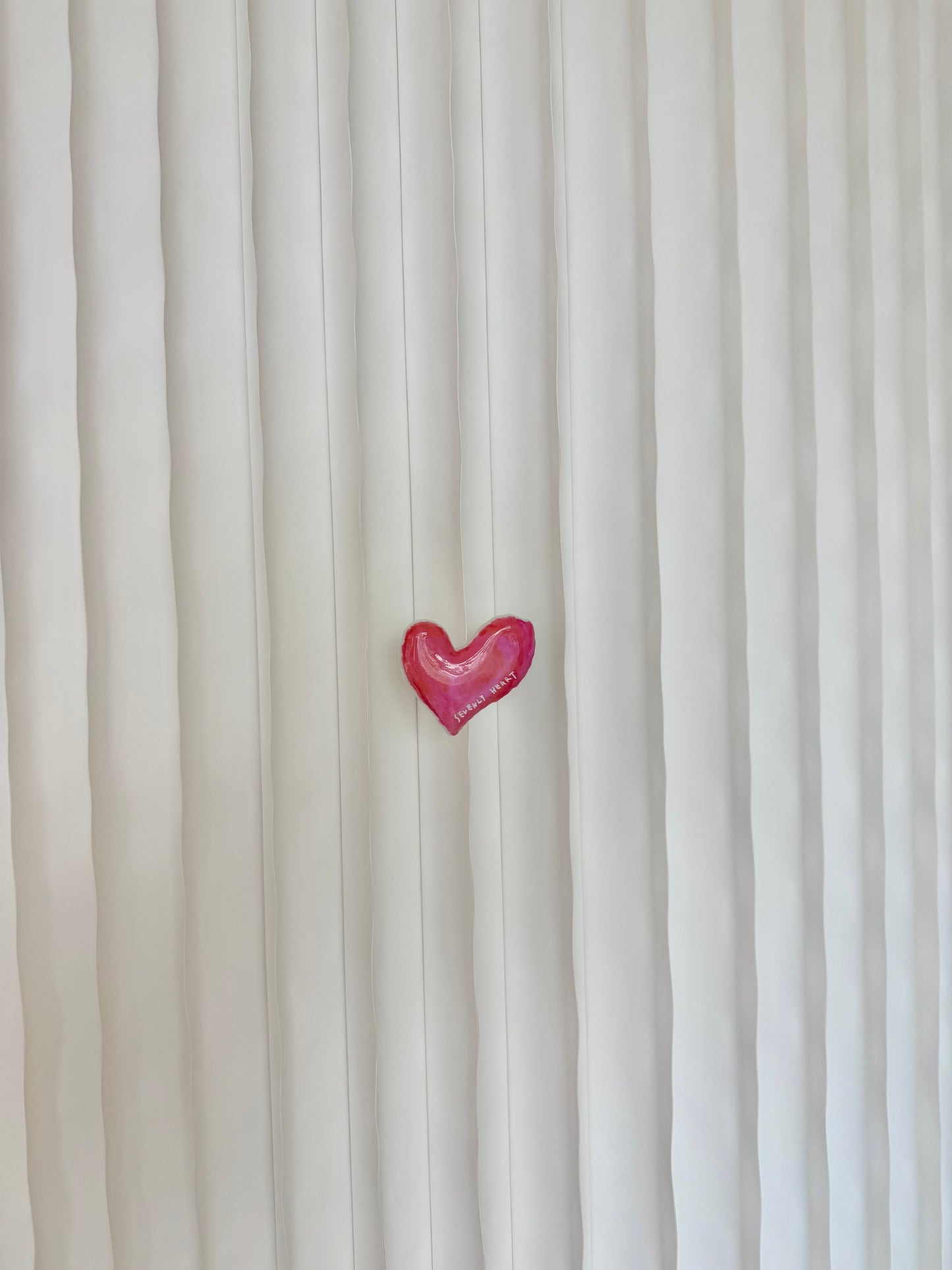 "Sevently Heart" Resin Heart Magnets